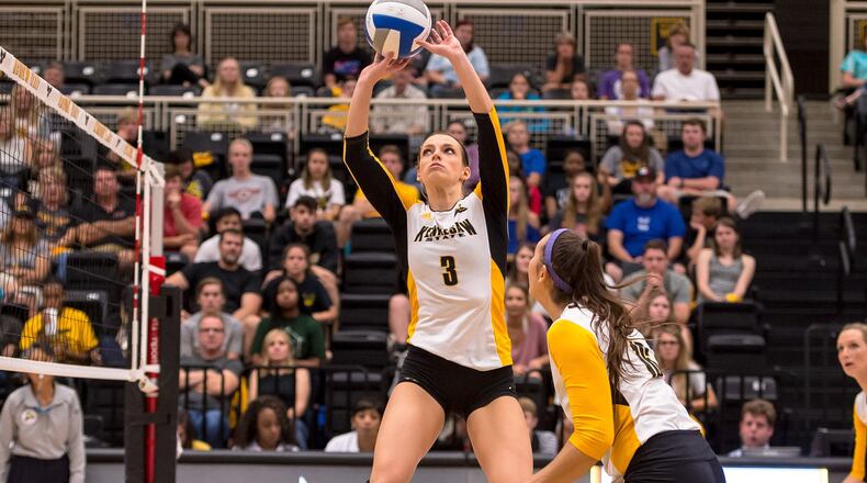 Volleyball standout Kristi Piedimonte graduated in December from Kennesaw State University with a 4.0 in nursing. She is KSU’s first student-athlete in any sport to receive First Team Academic All-America recognition. KSUOwls.com.