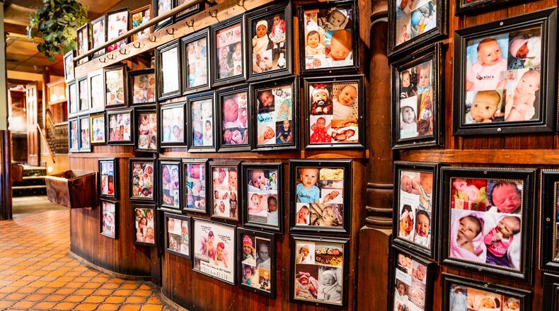Scalini’s features a wall of pictures showing what are known as Eggplant Babies. CONTRIBUTED BY HENRI HOLLIS