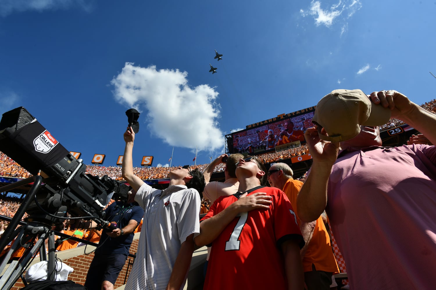Georgia vs. Tennessee football