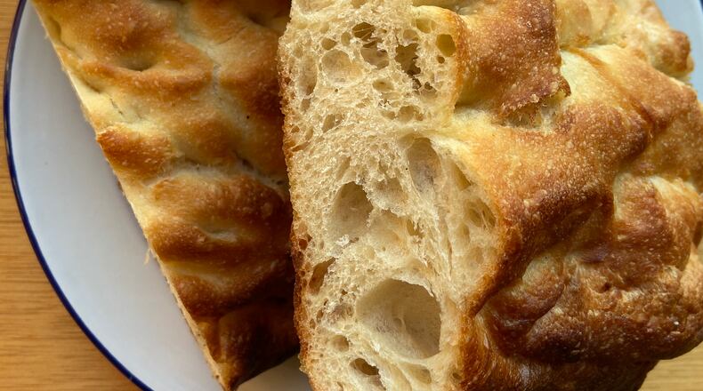 Light, pillowy, and deceptively full of olive oil, focaccia is a great sandwich bread for summer vegetables.
Courtesy of Marie Restaino.