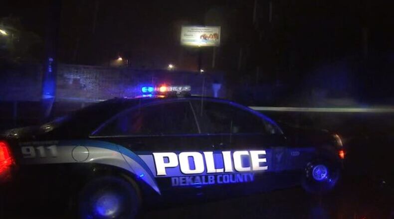 The girlfriend of an Atlanta police officer was found shot inside their DeKalb County home.