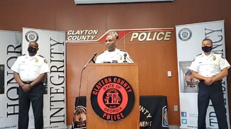 Clayton County police Chief Kevin Roberts said he believes the officer involved handled the situation professionally.