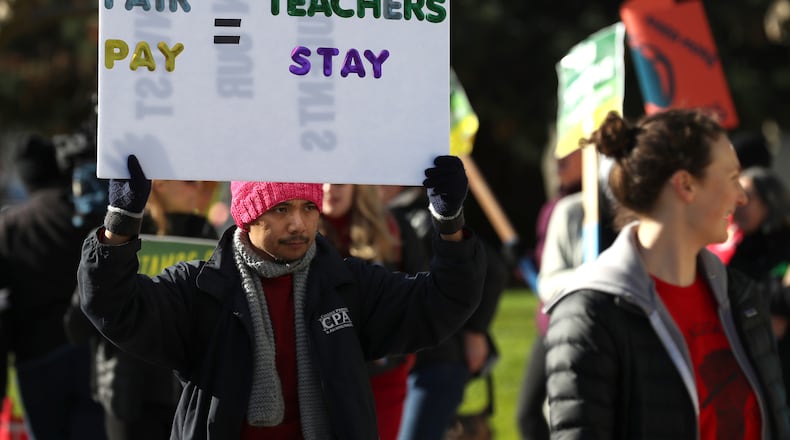 Across the country, teachers are walking out and striking for better conditions and pay, including in the Oakland, Calif., Unified School District.