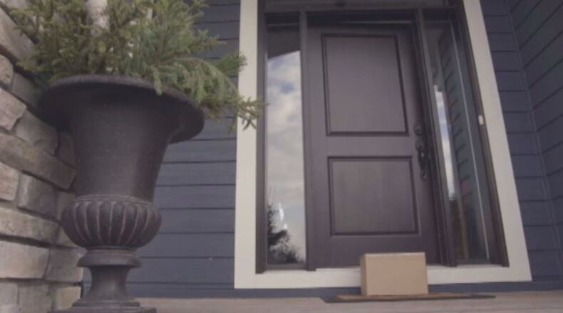 Delivered packages are any easy target for porch pirates.