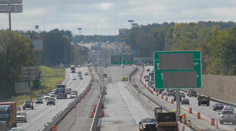 The south metro express lanes on Interstate 75 are set to open at the end of January. Courtesy of GDOT