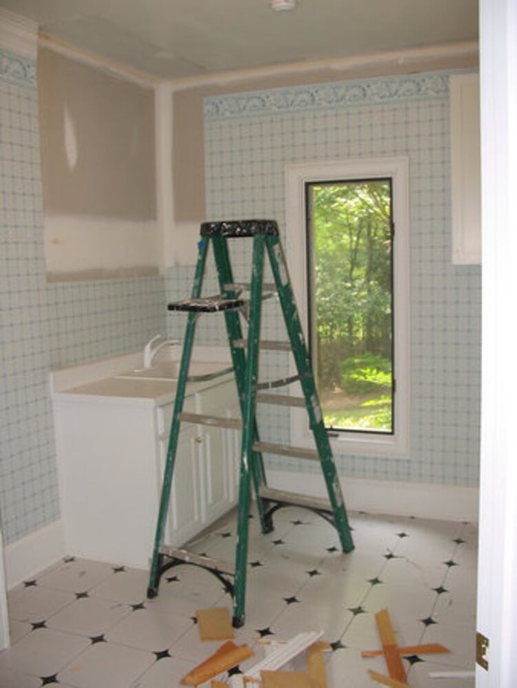 Laundry rooms go glam