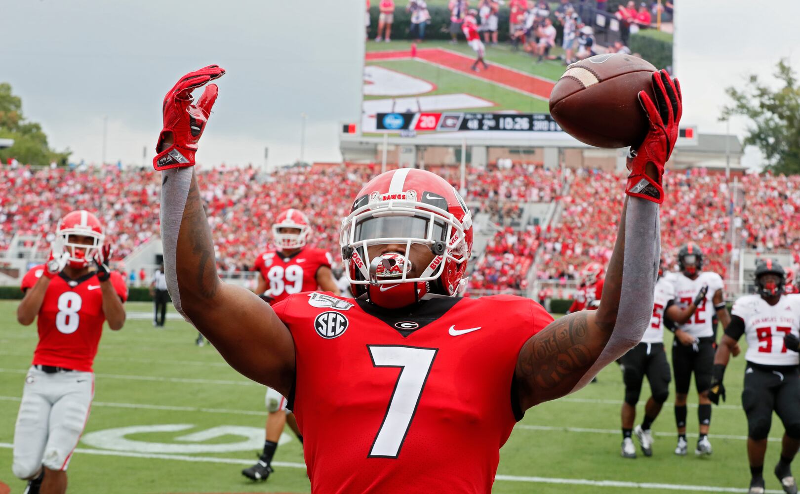 Photos: Bulldogs piling up points against Arkansas State