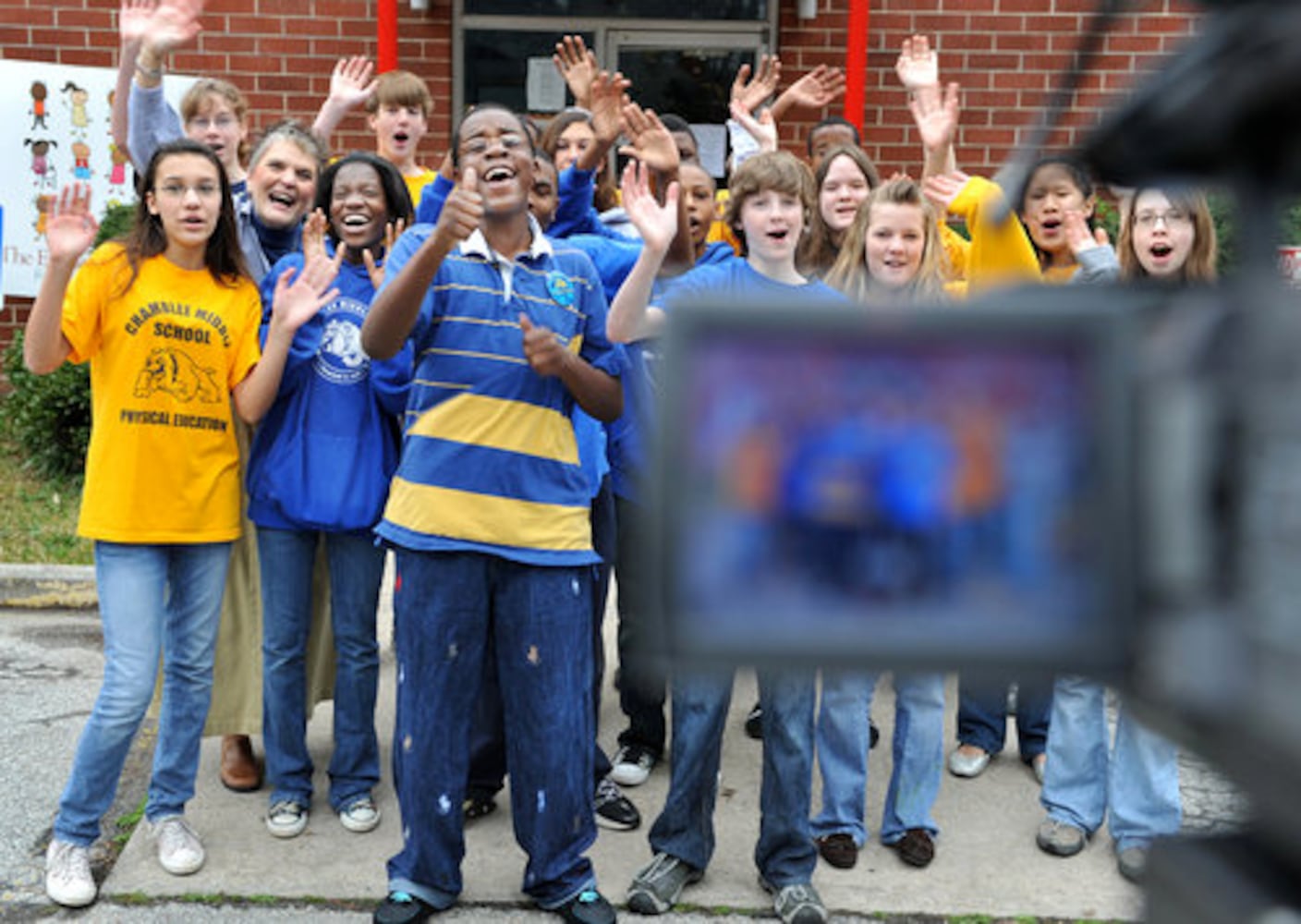 Students hope video helps Elaine Clark center