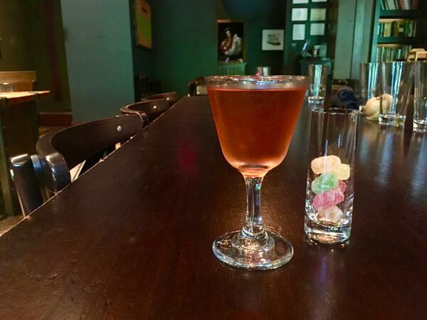  Six Gummy Bears & Some Scotch comes with absinthe-soaked bears. / Angela Hansberger