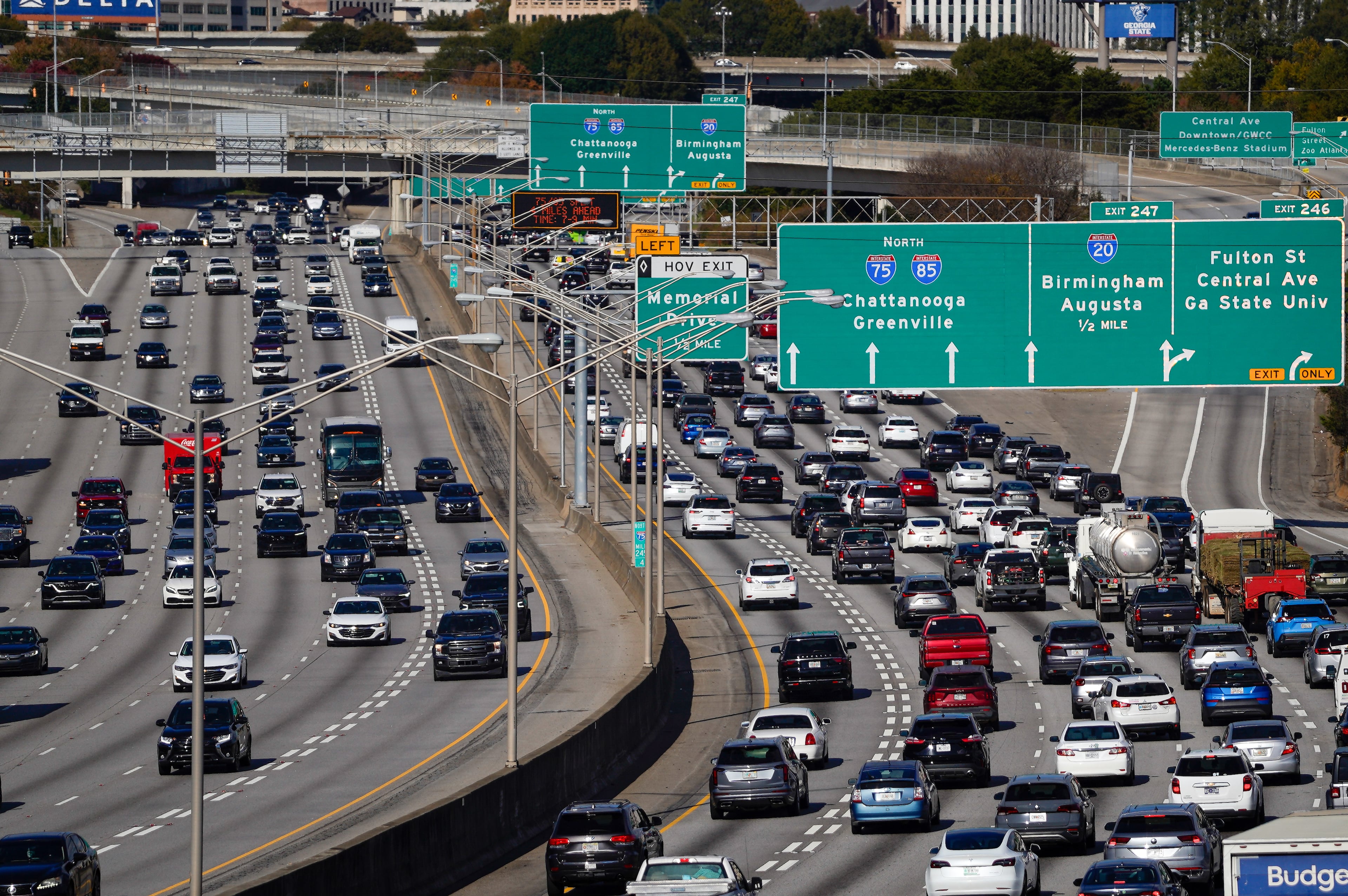 There were 425 traffic-related deaths last year in Clayton, Cobb, DeKalb, Fulton and Gwinnett counties. (Ben Hendren for The Atlanta Journal-Constitution)