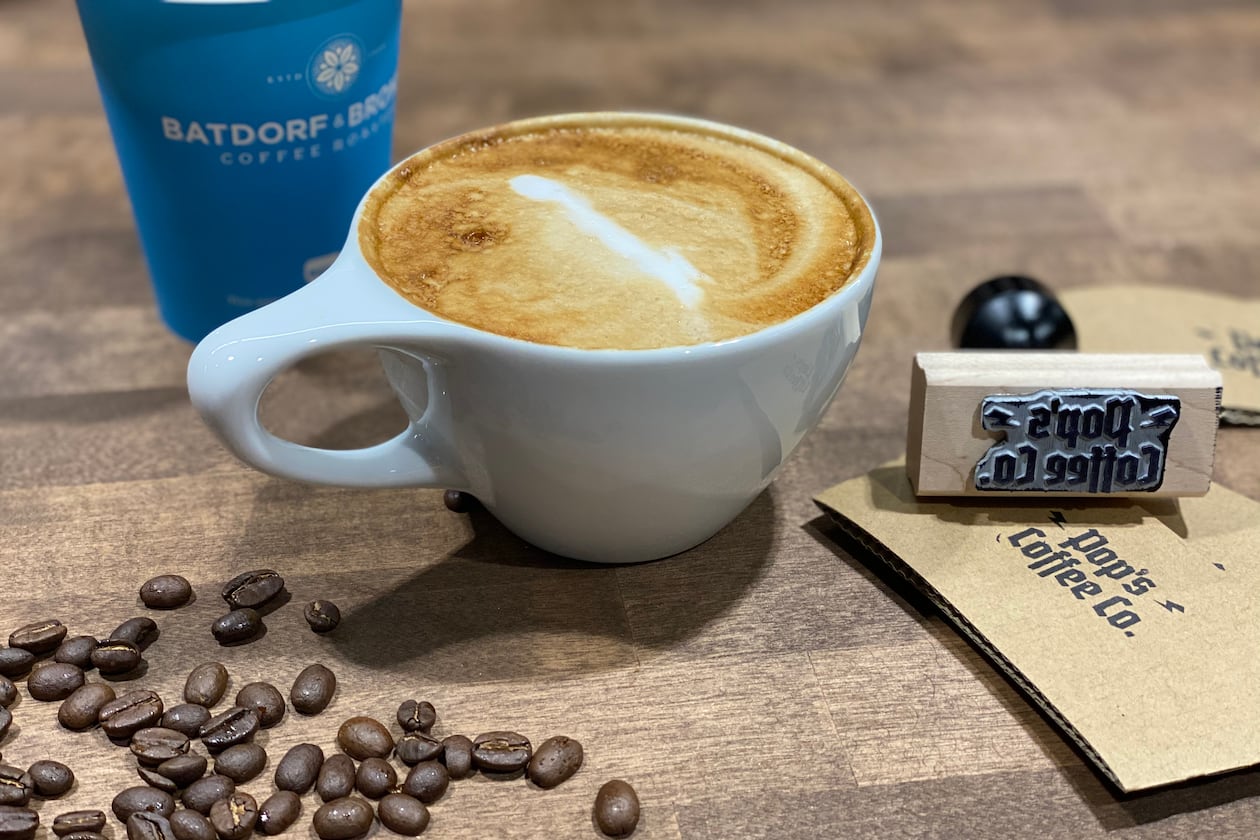 A coffee drink from the menu of Pop's Coffee Co. (Courtesy of Pop's Coffee Co.)