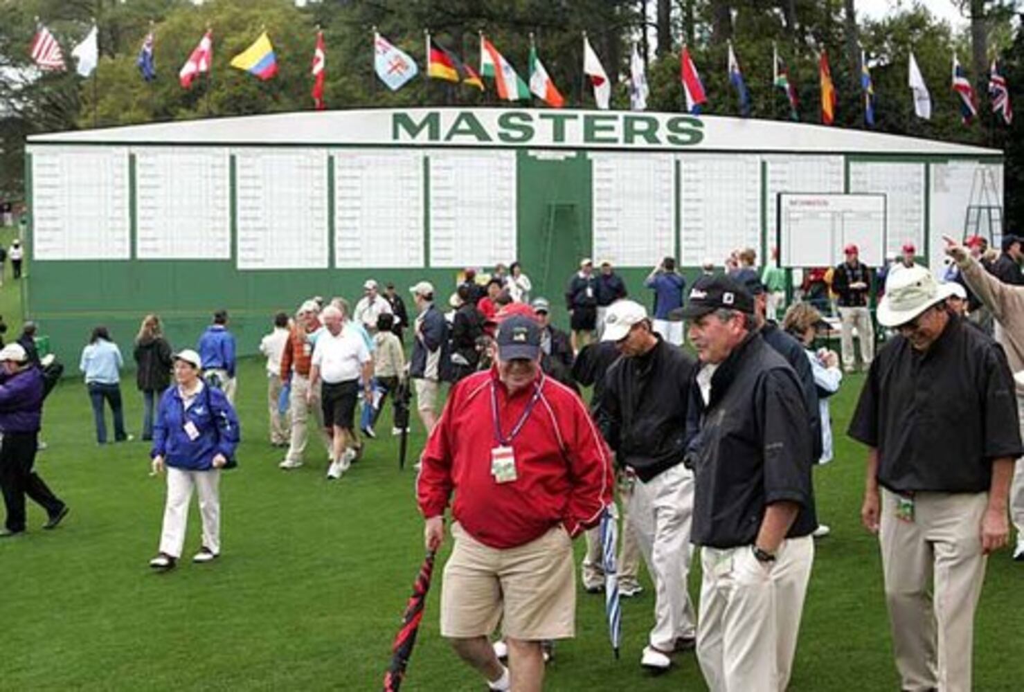 The Masters: Monday's Practice Round