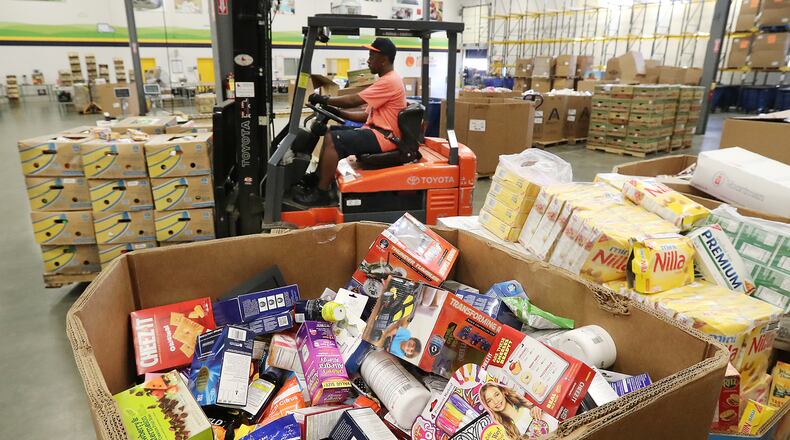 DeKalb County is accepting food and canned good donations.