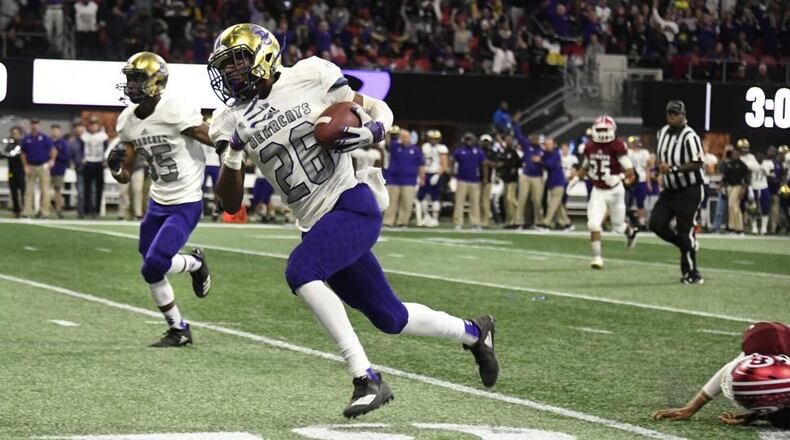 Bainbridge defeated Warner Robins 47-41 in the Class AAAAA final last week in Mercedes-Benz Stadium. Bainbridge lost to the same opponent 38-0 in the regular season.