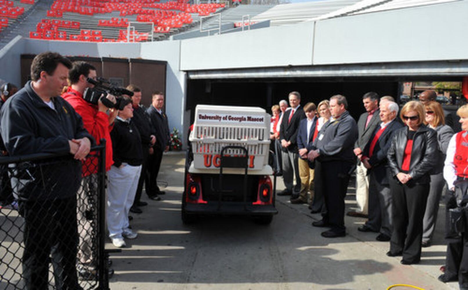Memorial service for Georgia mascot Uga VII