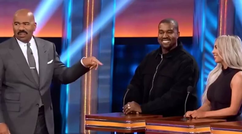 Kanye West is on "Celebrity Family Feud" at 8 p.m. Sunday, June 10, 2018. CREDIT: ABC