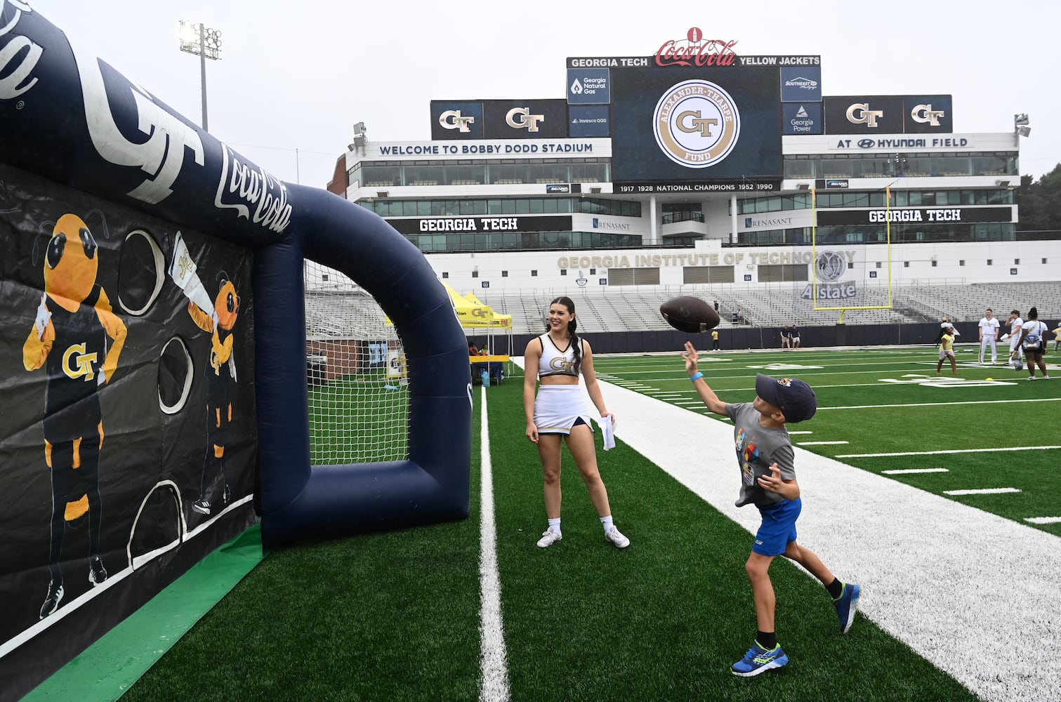 Photos from Georgia Tech fans day event