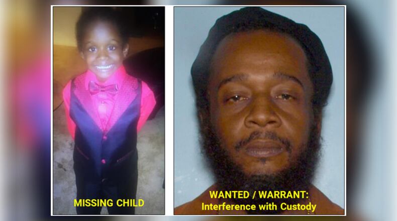 Police are looking for Quamaine Finch, 7, and his mother's boyfriend, Ricardo Medy.
