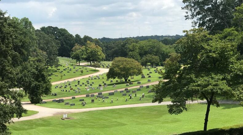 Crestlawn Cemetery has been added to the walking tours offered by the Atlanta Preservation Center, which includes Jewish sections of significant Atlantans. (Courtesy of Atlanta Preservation Center)