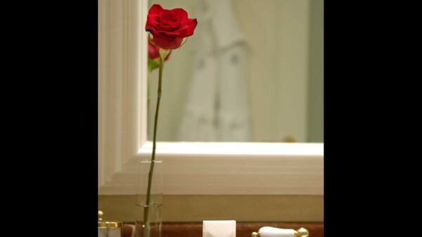 A bathroom at the Four Seasons Atlanta.