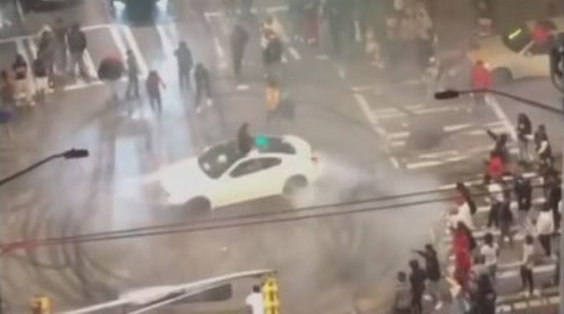 Street racing debacle leads to arrest of convicted felon, APD says