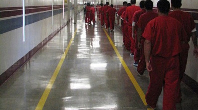 Federal authorities are investigating the death Monday of a Panamanian national who was being held at Stewart Detention Center, an immigration detention center located more than 100 miles southwest of Atlanta. BY JEREMY REDMON/jredmon@ajc.com