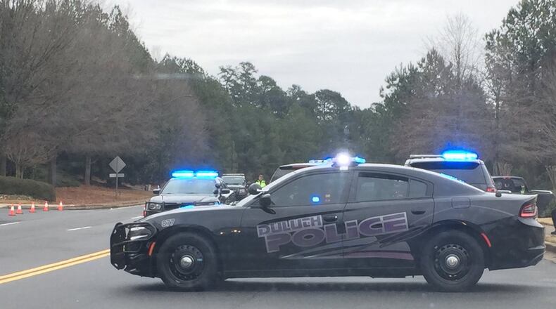 Duluth police say to avoid Summit Ridge Parkway near Peachtree Industrial Boulevard after a deadly two-car crash.