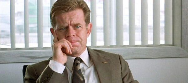 A scene from 1996's 'Fargo" starring William H. Macy as a desperate car salesman. POLYGRAM