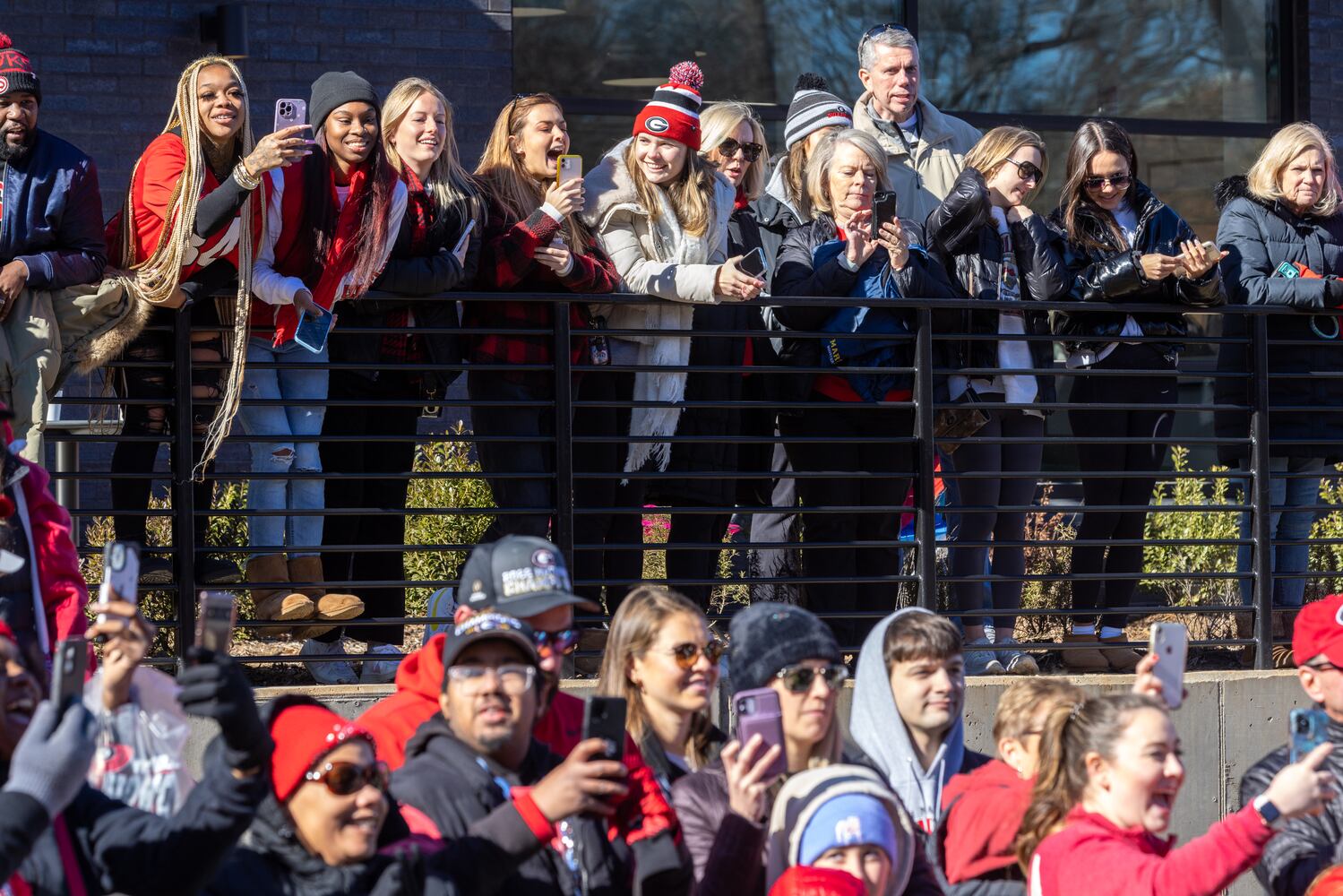 UGA athens fan parade