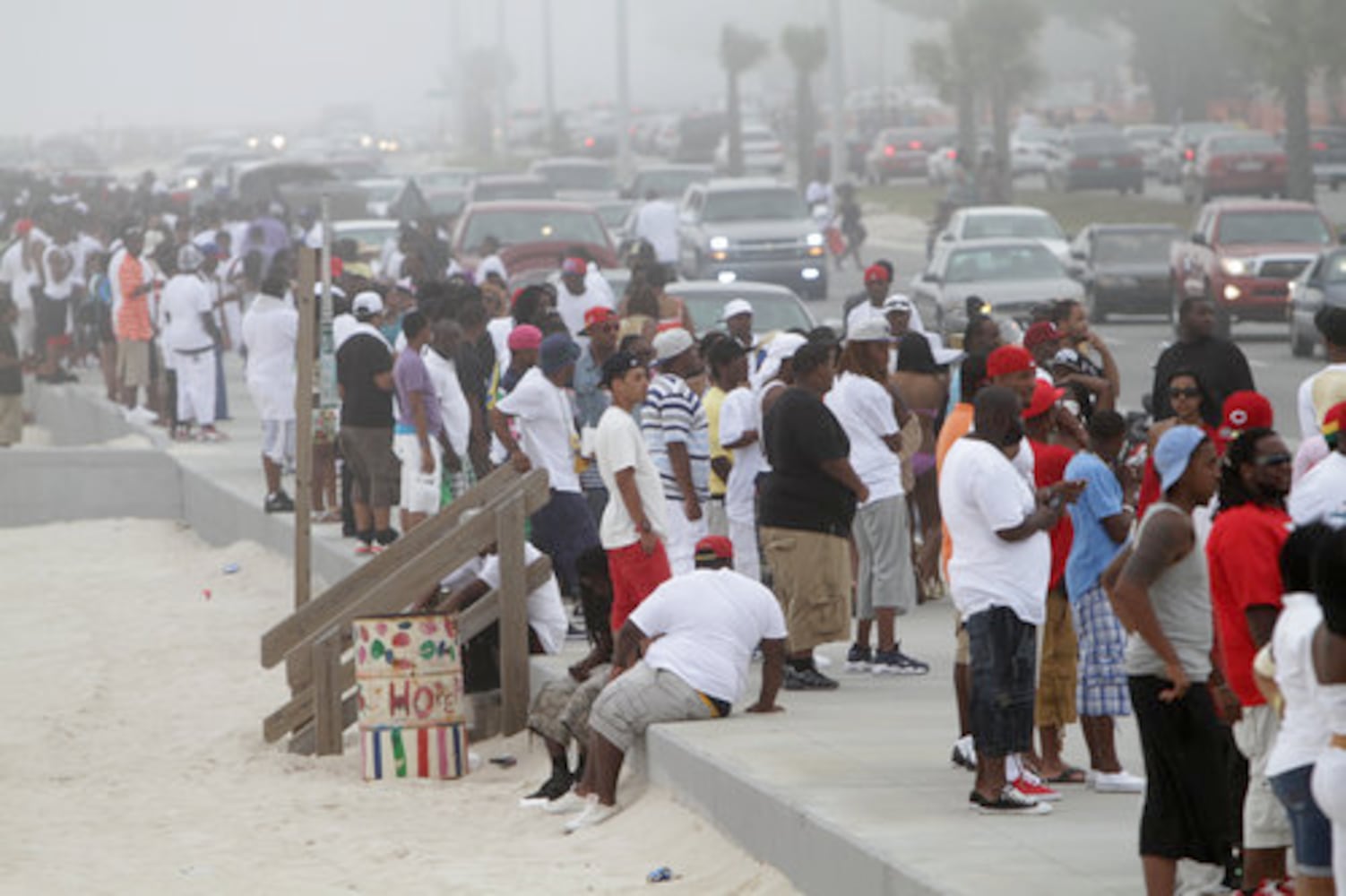 Biloxi draws black spring breakers