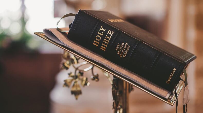 A bible, similar to this one, survived a raging house fire in Kentucky this week. It was one of the only items the owners found mostly intact when they flames subsided.