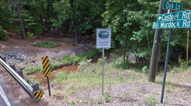 This bridge over Piney Grove Creek is expected to be closed until July 31, 2018.
