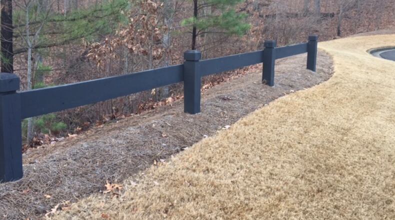 Duluth’s Scott Hudgens Park parking project is complete with the exception of installation of bollards to replace an existing split rail fence. Courtesy City of Duluth