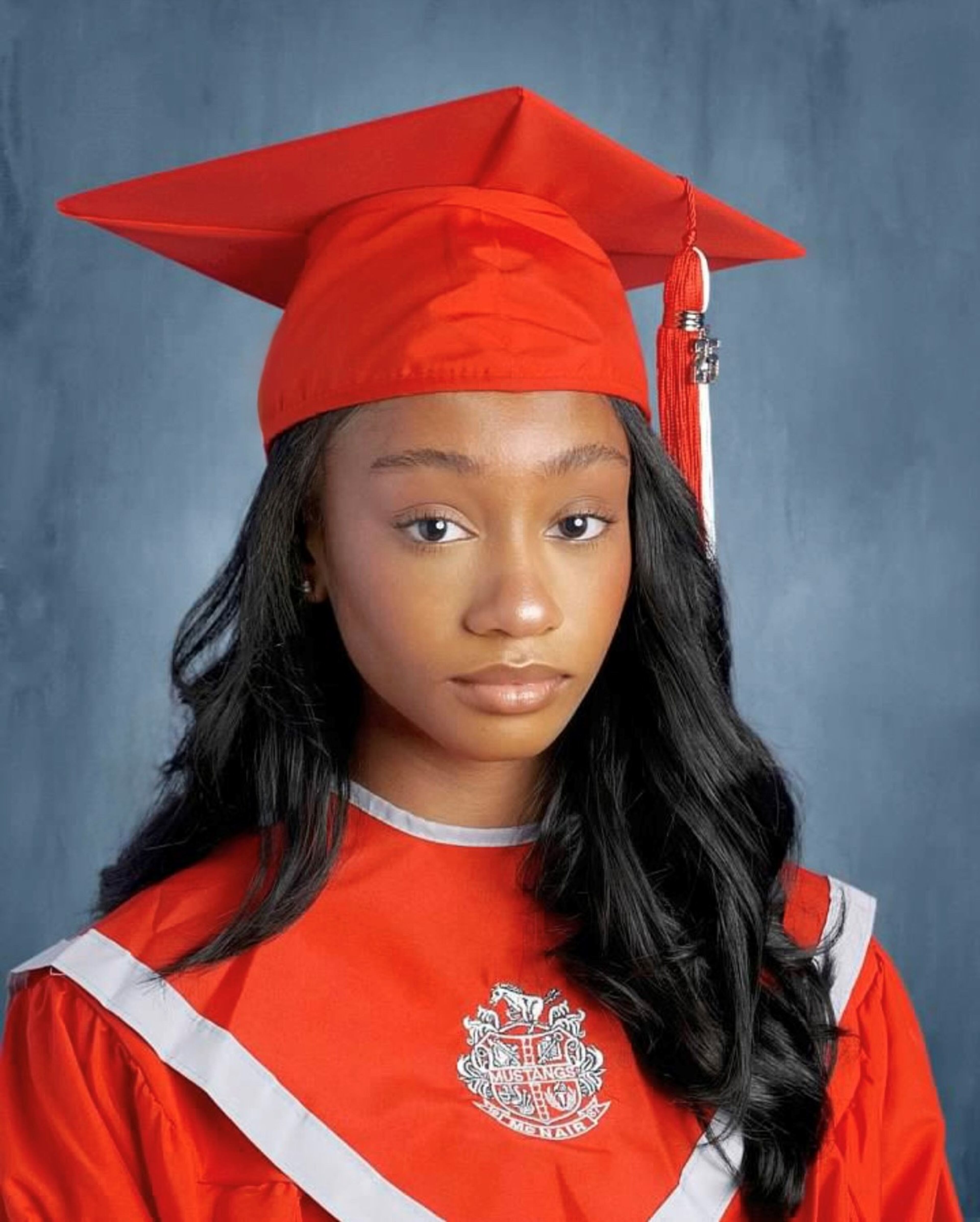 Chloe Taverne is the 2025 valedictorian of McNair High School in DeKalb County. Taverne plans to study biochemistry and neuroscience at Spelman College. “My favorite memory from high school is meeting my three closest friends. They’ve taught me what real friendship is — especially when I was alone and they were already an established trio. Nevertheless, they welcomed me and have cared so deeply for me ever since." (Handout)