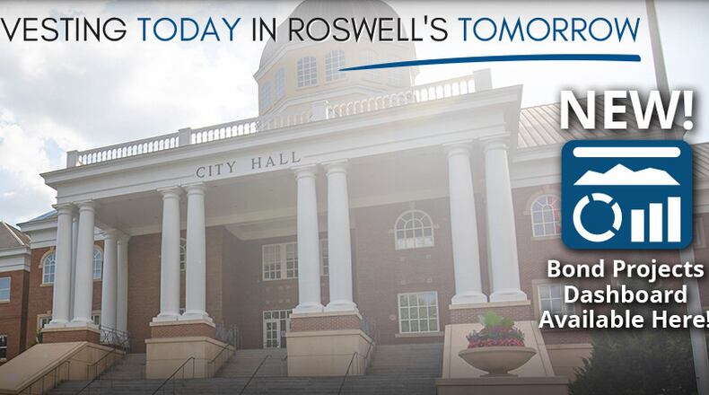 Roswell has launched a new, user-friendly project dashboard for residents to track the progress of construction projects and their associated costs all in one place. (Courtesy City of Roswell)