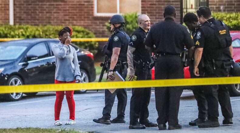 September 7, 2021 Atlanta: Police are investigating an early morning shooting that left a man in critical condition at an apartment complex in south Atlanta on Tuesday, Sept. 7, 2021. Officers were called to Pavilion Place apartments in the 500 block of Cleveland Avenue shortly before 6 a.m. about a person shot. A man was found with multiple gunshot wounds and was taken to the hospital in critical condition, police said. As investigators continue looking into the case, Atlanta police have not released any information about a suspect or why the shooting occurred, spokesman Officer Steve Avery said. The shooting is one of a string of fatal and non-fatal apartment incidents around the city Tuesday morning. Around 1 a.m., Atlanta police said they found a man with a stab wound to the chest at the Santafe Villa on Metropolitan Parkway. Police said the fatal stabbing may have happened after an argument with a neighbor. The neighbor was detained for questioning, authorities said. Less than an hour later, police said a man fatally shot himself after shooting a woman at the Glen Iris Lofts located just a block away from Ponce City Market. The woman was taken to the hospital in critical condition. (John Spink / John.Spink@ajc.com)