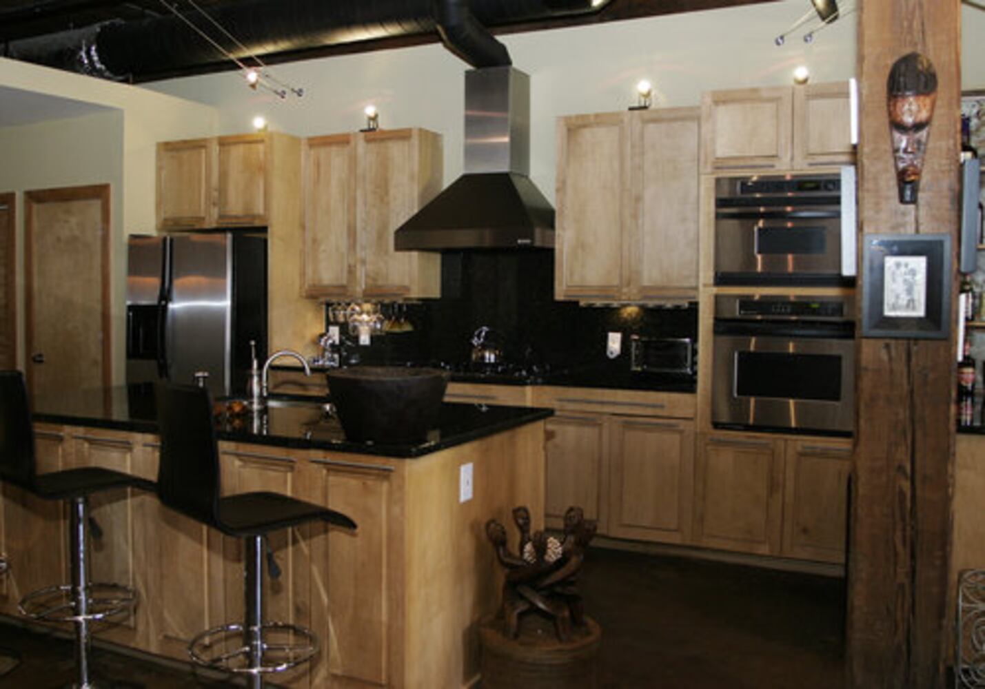 Industrial vibe rules in Castleberry Hill loft