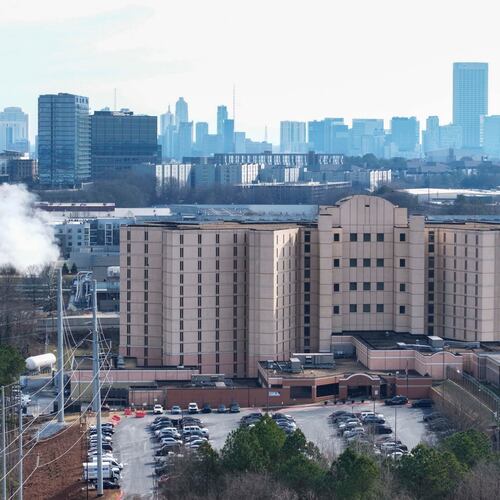 The Fulton County Jail's conditions were found to be dangerous and unconstitutional, according to a Department of Justice investigation. The bond financing for jail renovation and expansion remains uncertain. (Miguel Martinez/AJC)