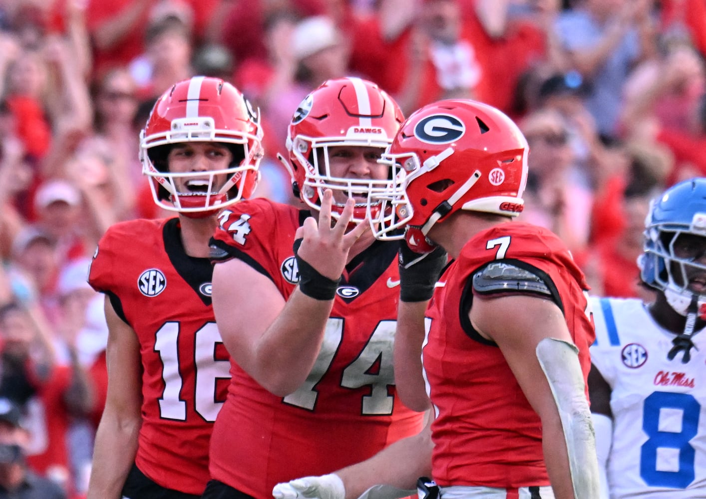 Georgia vs Ole Miss football