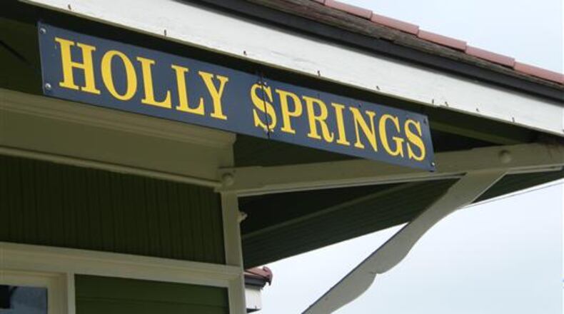 The former Holly Springs railroad depot will host the first workshop of Envision Holly Springs, an effort to update the city’s Livable Centers Initiative study. AJC FILE