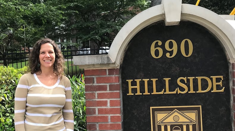 Hillside, one of Atlanta’s oldest nonprofit organizations, provides mental health services for children and adolescents struggling with emotional and behavioral issues. Shown here is lead therapist Christina Fiddes. CONTRIBUTED