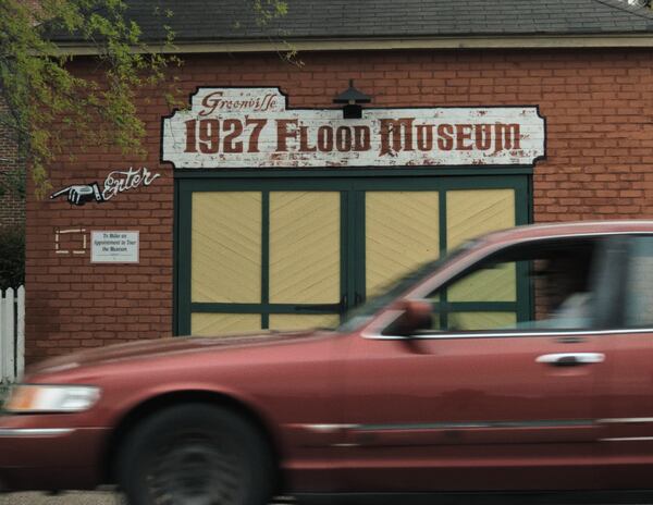 A shot of Greenville's 1927 Flood Museum from the documentary "It's in the Voices." The documentary recounts a troubling escape from the flood by a group of Black townspeople.