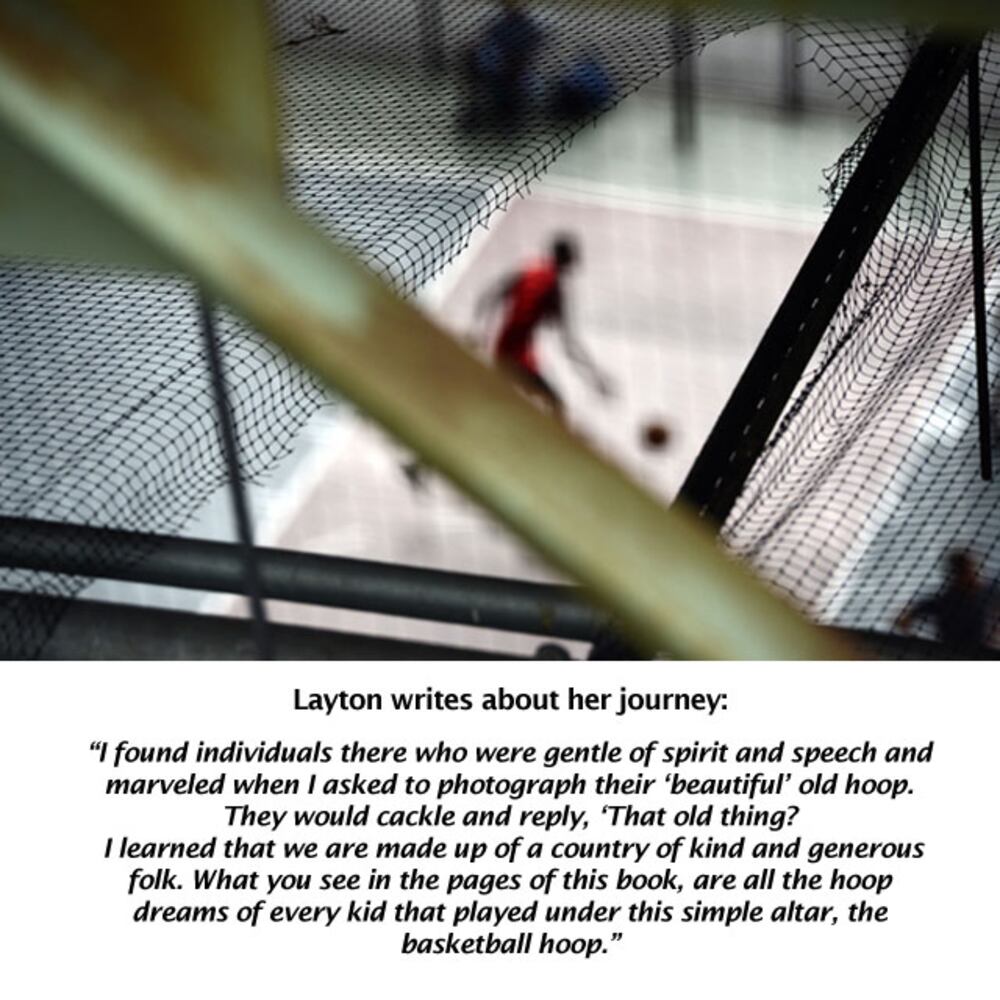 From Jan. 8 through Feb. 27 see Layton's hoop photos at Winston Wachter Fine Art Gallery