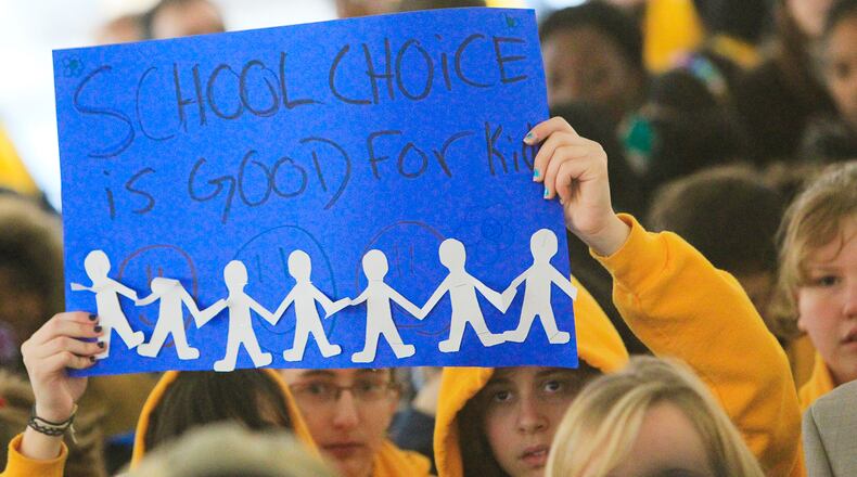 Every year, hundreds of parents and students rally for expanded school choice at the Georgia State Capitol.