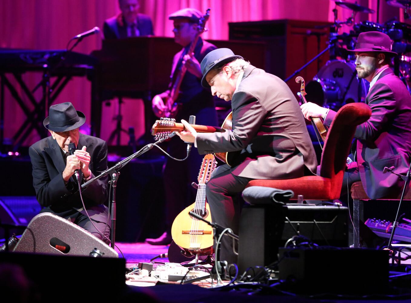 Leonard Cohen performs at the the Fox Theatre