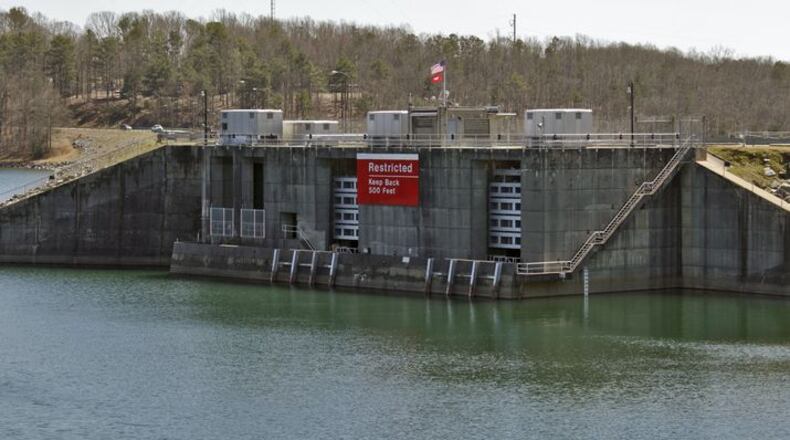 How much water Georgia can withdraw from Lake Lanier to meet its growth needs has been the subject of a long legal battle between Alabama, Florida and Georgia. (AJC/Bob Andres)