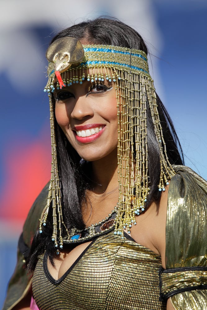 NFL cheerleaders dress up for Halloween