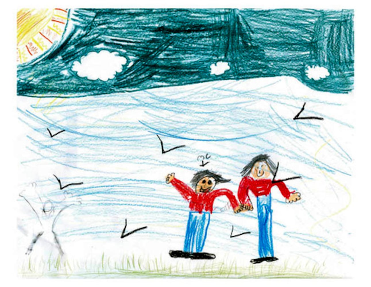 Gwinnett kids draw mom 1