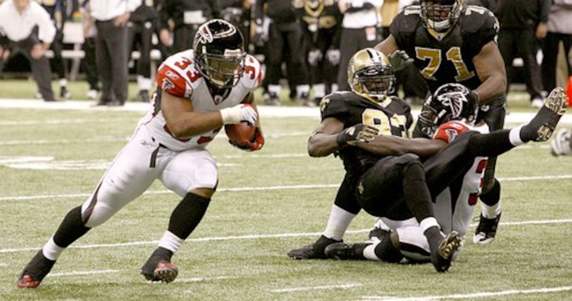 Falcons face Saints in New Orleans