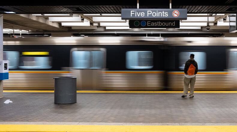 MARTA rail and bus ridership has dropped dramatically with the coronavirus pandemic. Now the agency faces tough budget choices. Ben@BenGray.com for the Atlanta Journal-Constitution